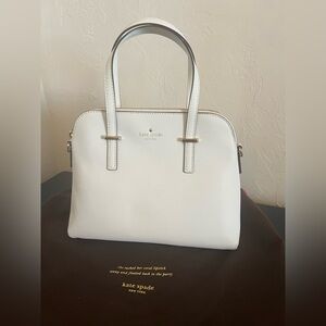 Kate Spade Cedar Street Maise Cream Satchel, New with Tags